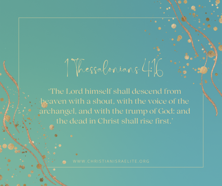 God's Comfort in Grief. 1 Thessalonians 4:16