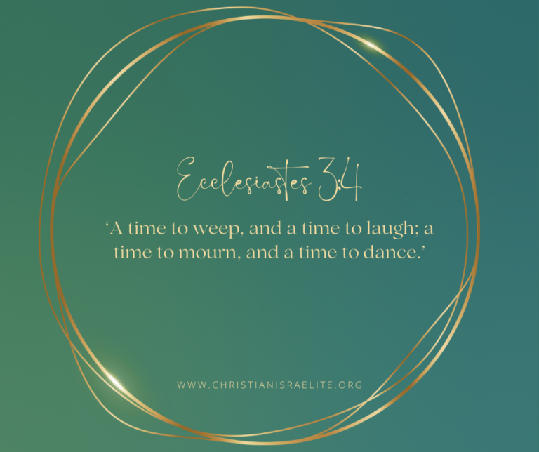 God's Comfort in Grief. Ecclesiastes 3:4.