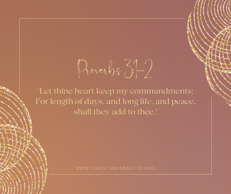 Overcoming Sin. Proverbs 31:2