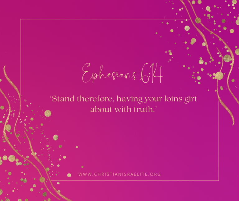 The Armour of God, Ephesians 6