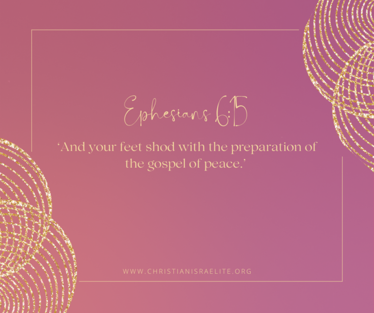 The Armour of God, Ephesians 6