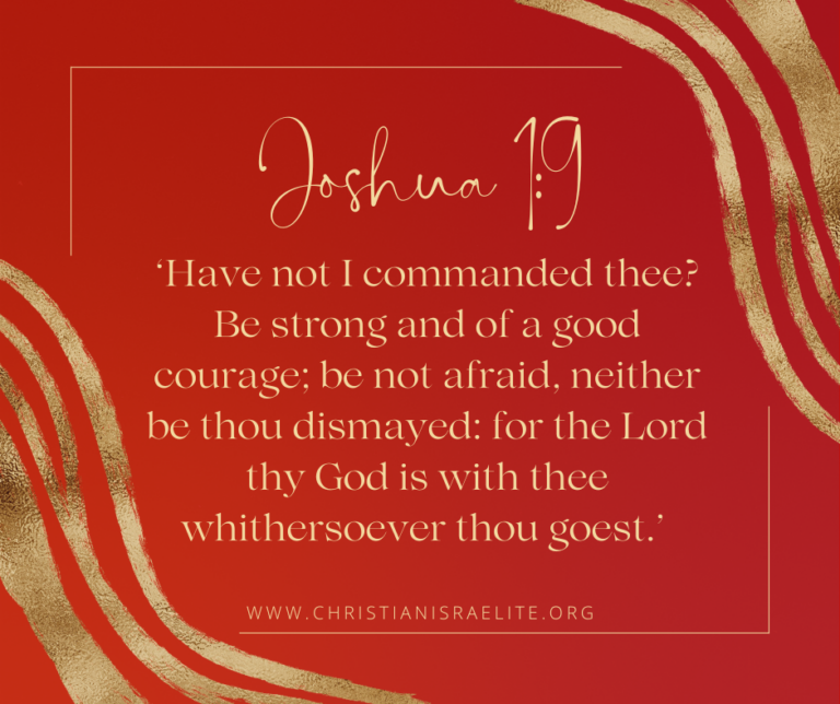Victory Over Fear. Joshua 1:9.