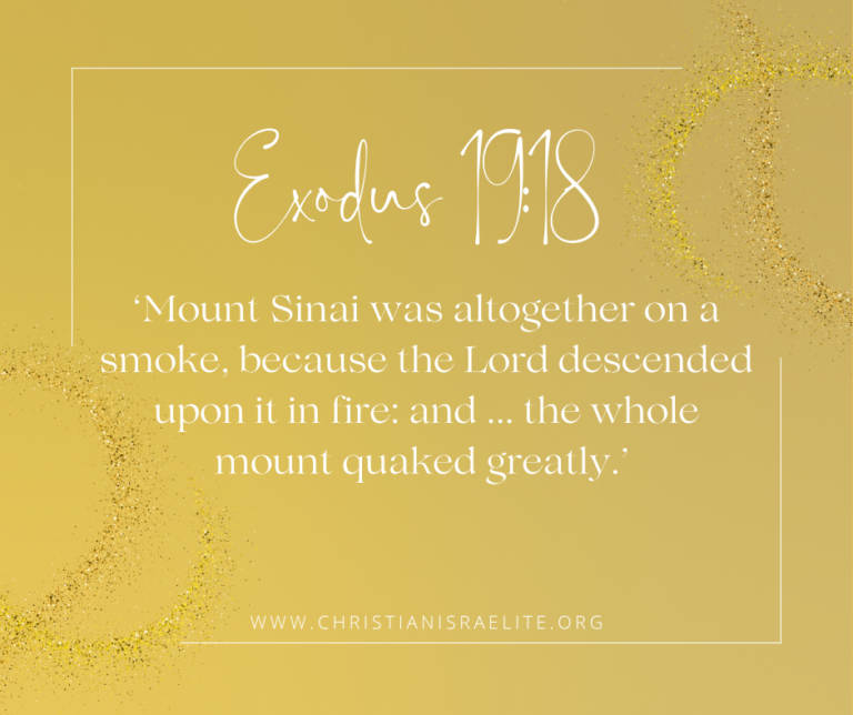 Mountain Moments with God, Exodus 19:18