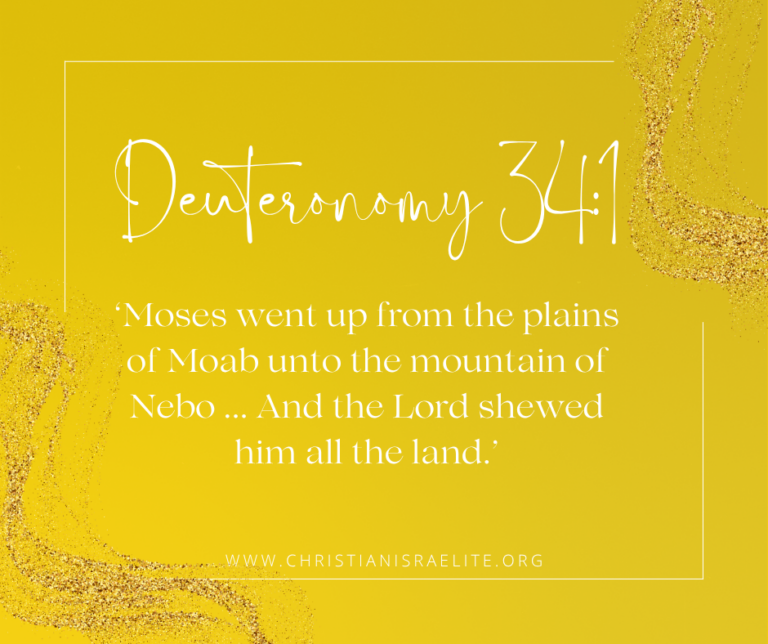 Mountain Moments with God, Deuteronomy 34:1