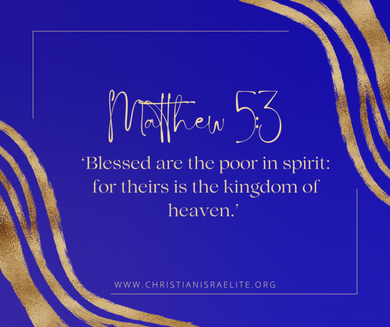 Beatitudes, Matthew 5