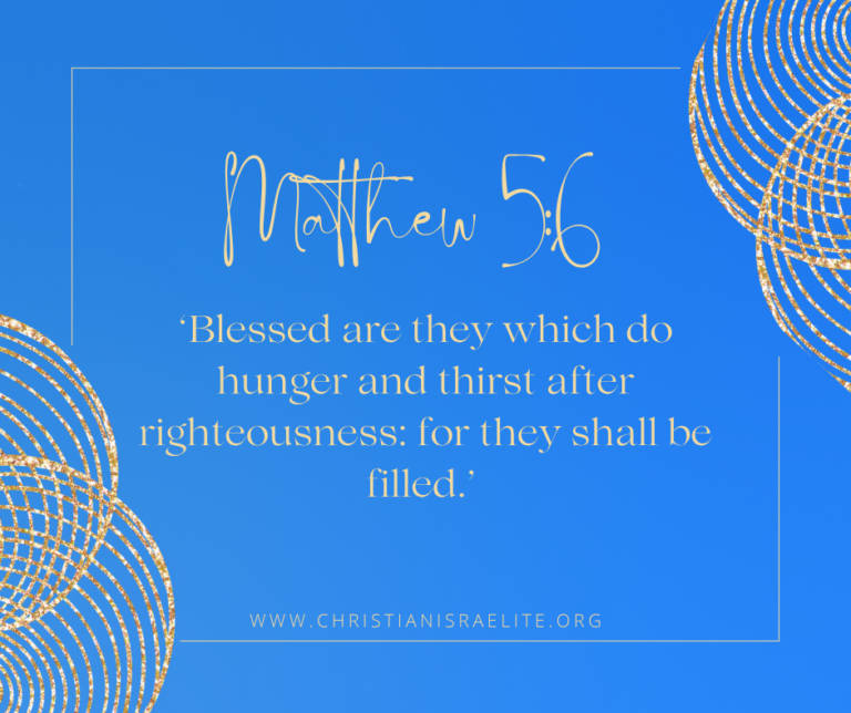 Beatitudes, Matthew 5