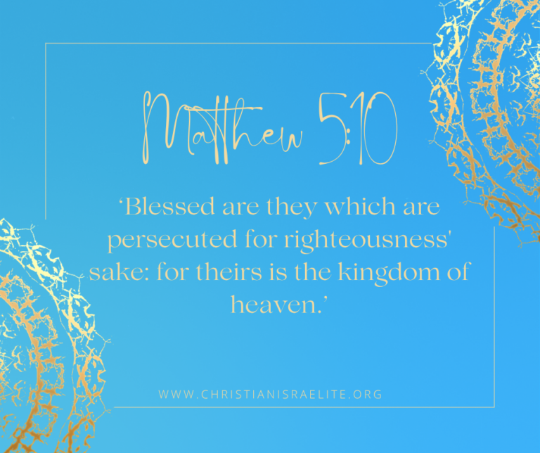 Beatitudes, Matthew 5
