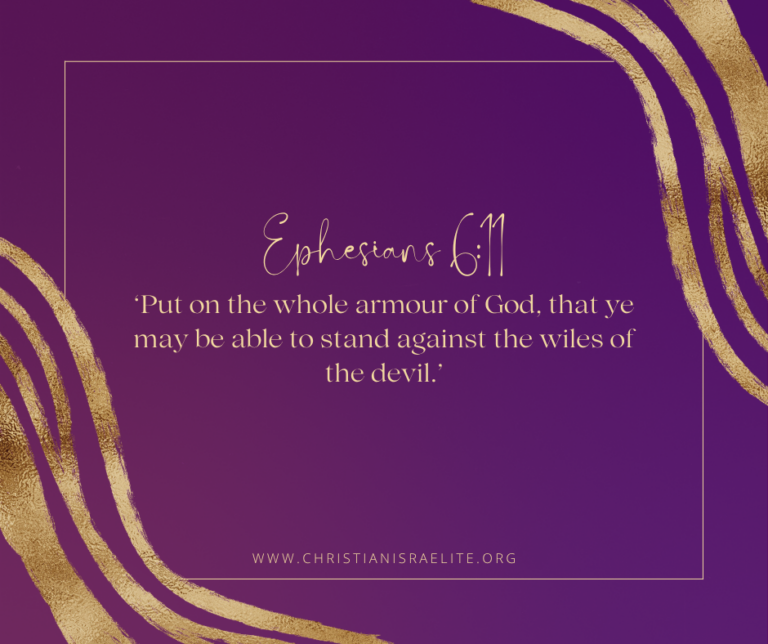 The Armour of God, Ephesians 6