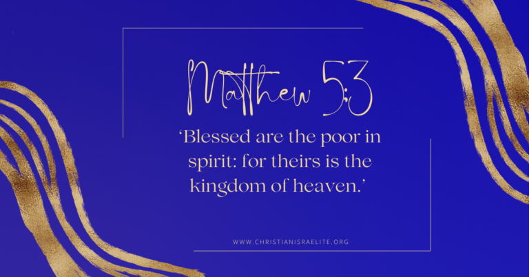 The Beatitudes Matthew 5