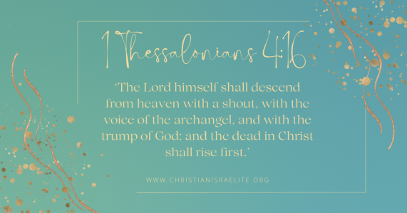 God's Comfort in Grief. 1 Thessalonians 4:16.